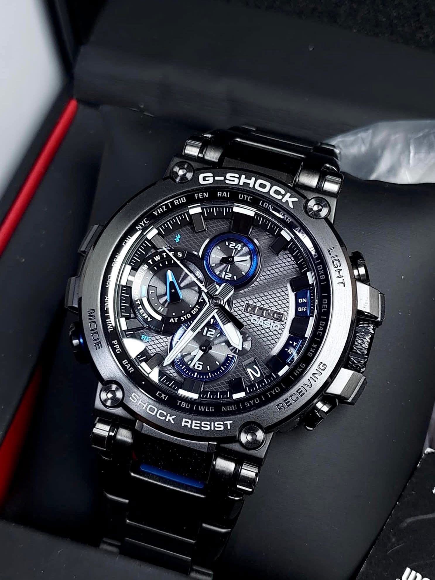 G-SHOCK MT-G Bluetooth Gun Metal Stainless B1000BD-1A Very rare item