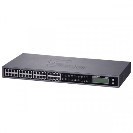 Grandstream GXW4232 Analog VoIP Gateway, 32FXS 4SIP Account, 2Port 50 Pin Telco Connectors, 1 LAN 10/100/1000Mbps, LCD Display