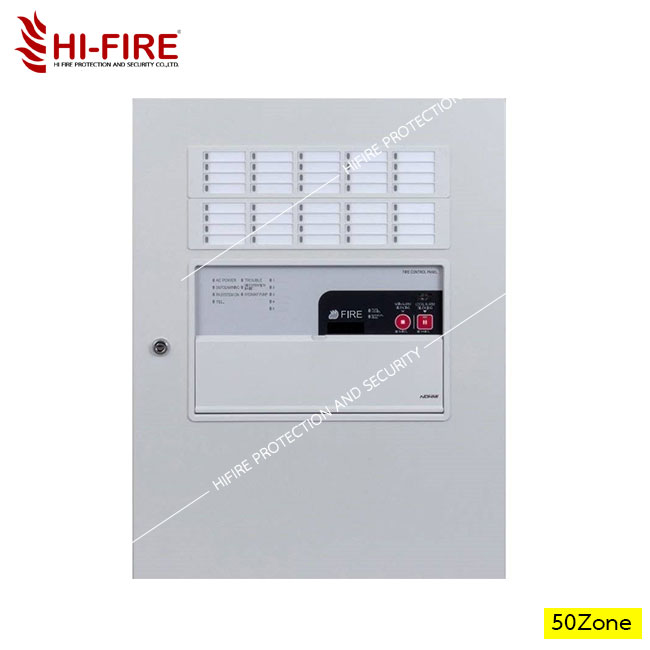 ตู้ควบคุมระบบแจ้งเตือนเหตุเพลิงไหม้ ขนาด 50 โซน รุ่น FAPN104N-B1-50L ยี่ห้อ NOHMI