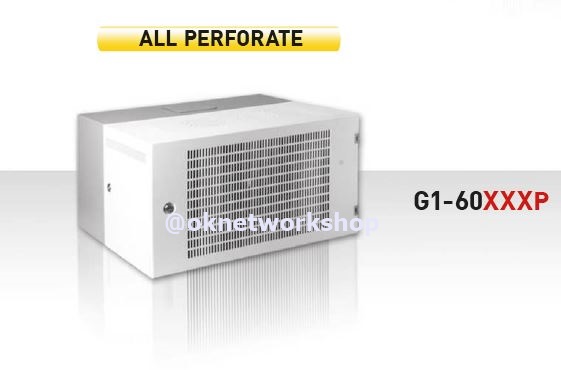 G1-60606P 19” GERMAN PERFORATED WALL RACK 6U, ลึก 60 cm