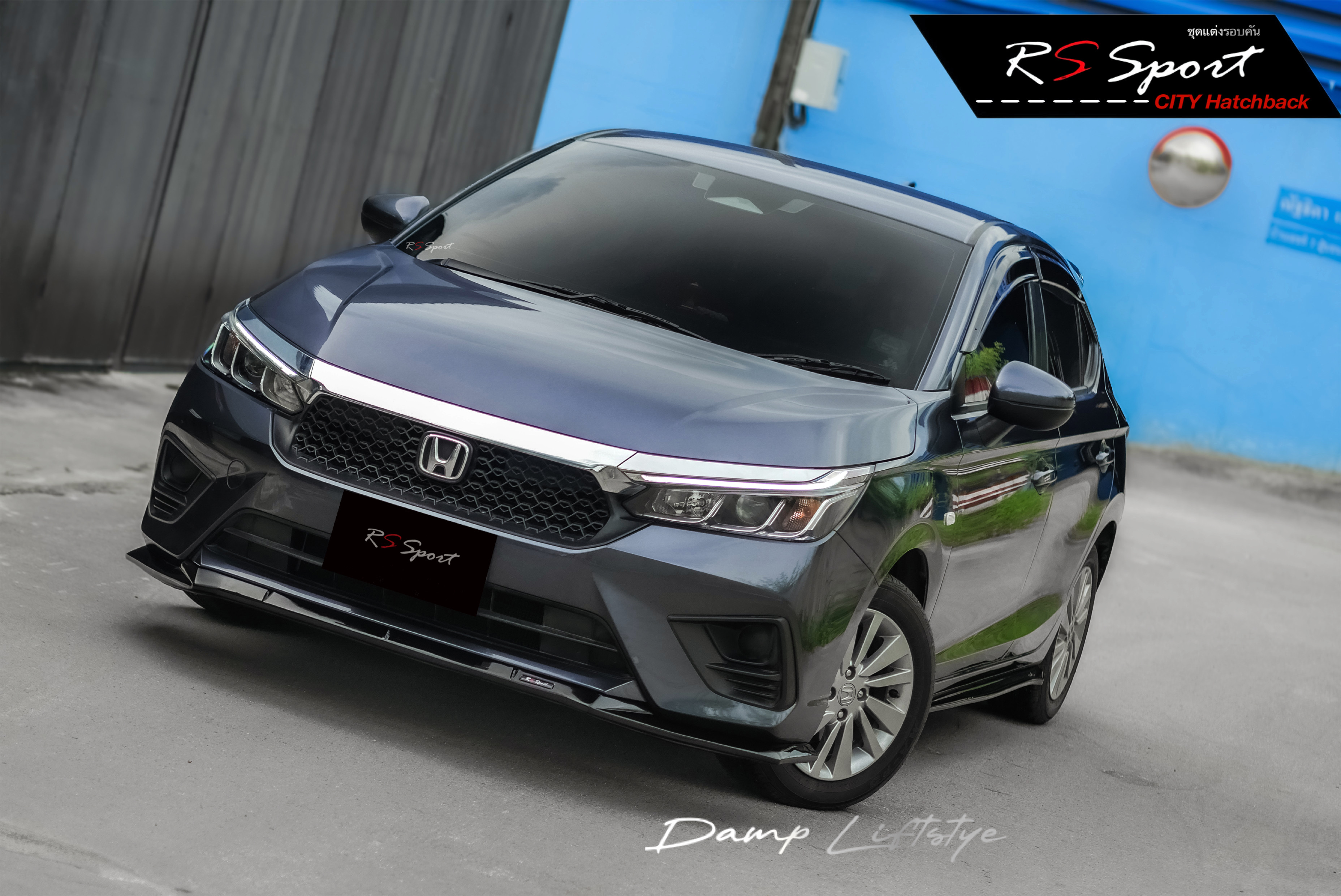 ชุดแต่ง Honda City 5D 2023 2024 2025 Damp RS - City Hatchback, City 5 ประตู, สเกิร์ตรอบคัน city, ลิ้นแต่ง New CITY, ฮอนด้าซิตี้ แต่งสวย