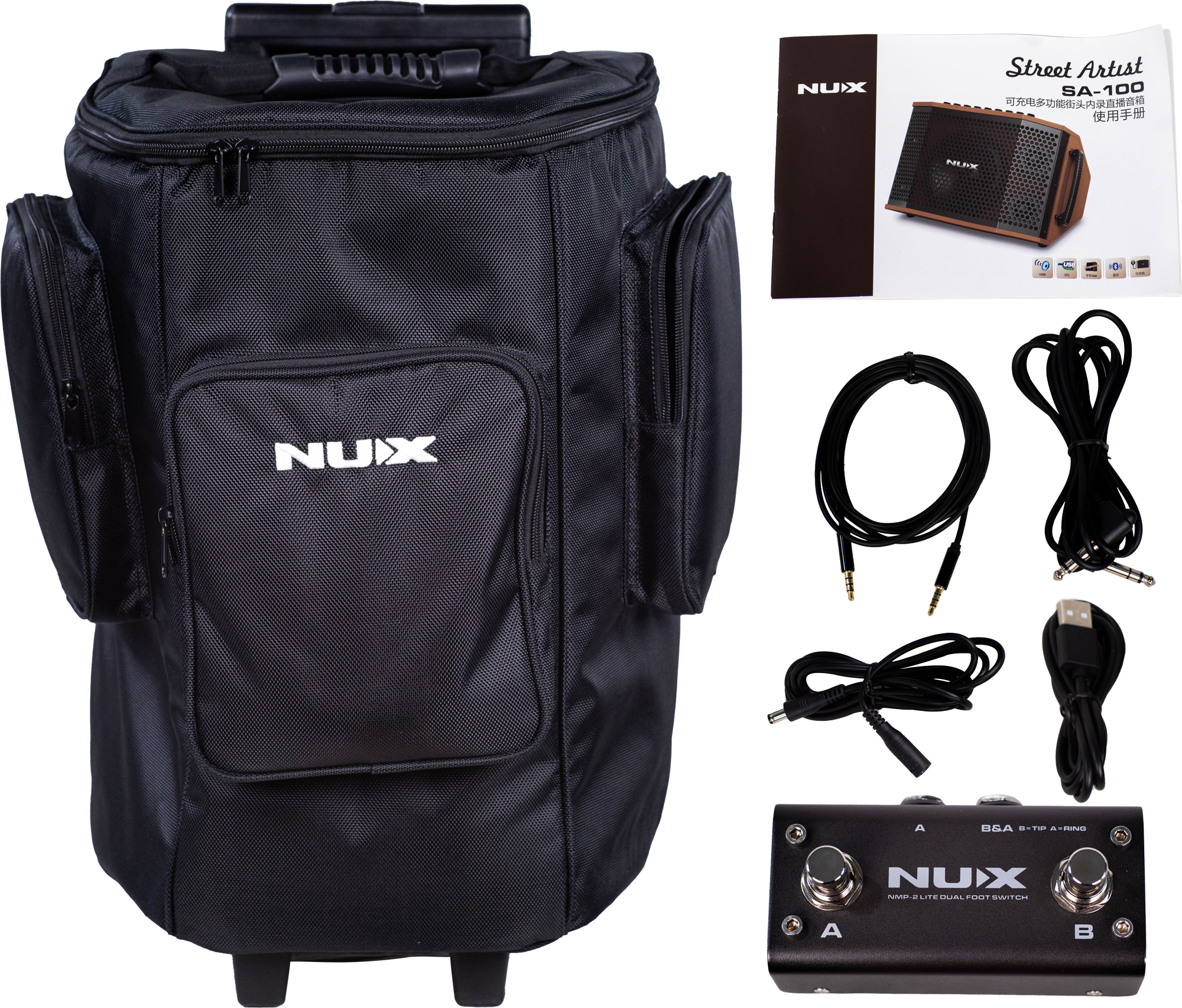 แอมป์กีตาร์โปร่ง NUX Acoustic Amp Street Artist SA-100