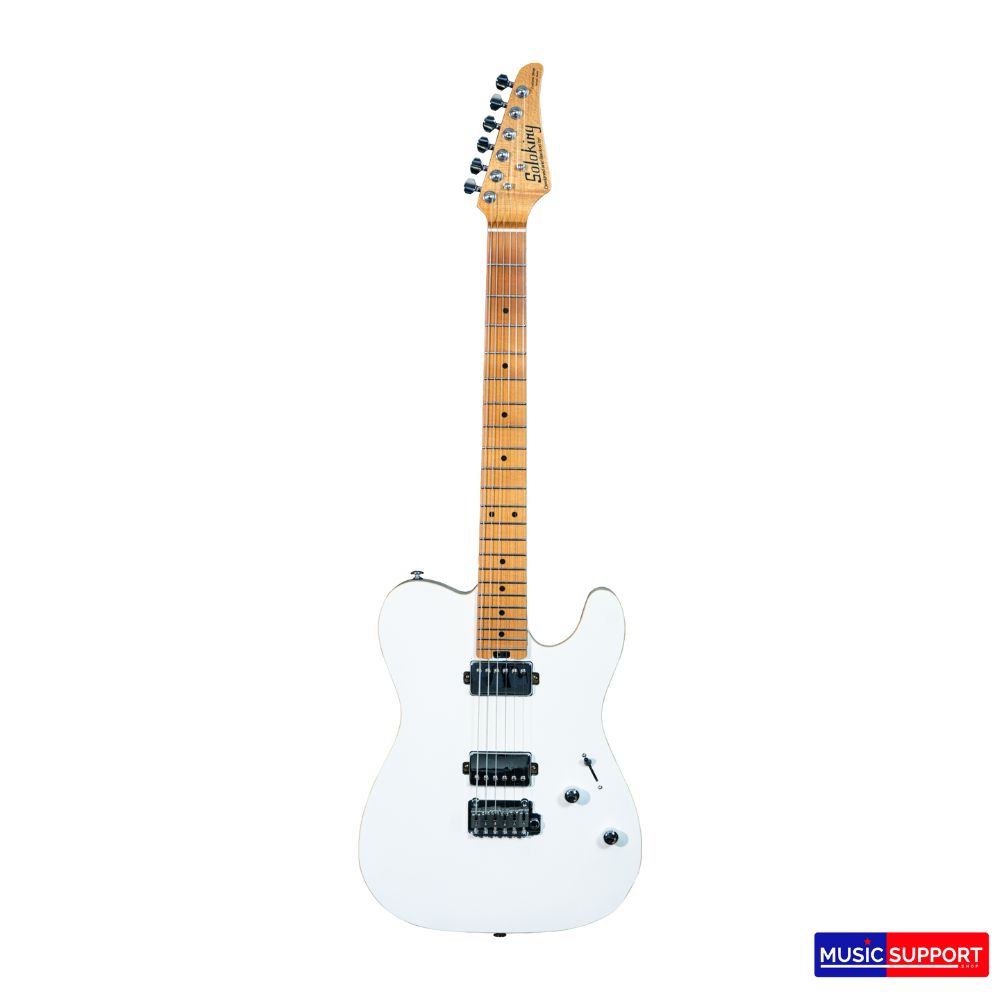 Soloking MT-1 Custom Roasted Maple FB Flat Top Binding HH White