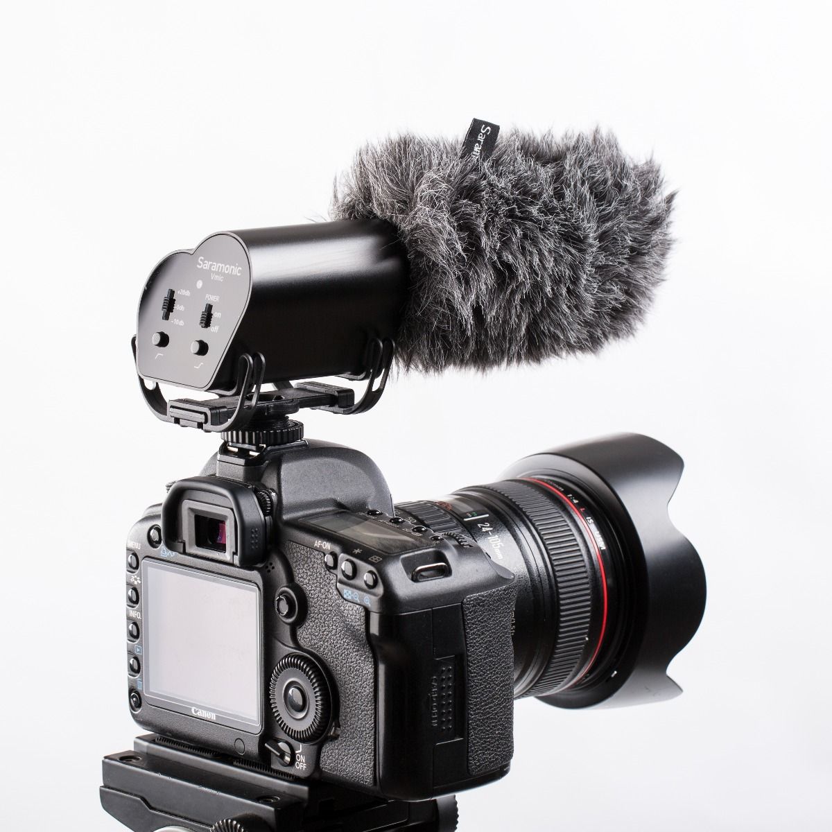 Saramonic VMIC-WS เป็น Furry Windscreen แบบสวมทับคลุม Foam Windscreens ที่ไมค์ สำหรับ Saramonic Vmic, Vmic mkII และ Vmic Recorder