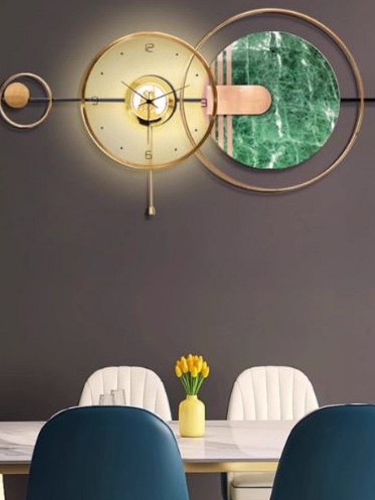 CT222C060 INTERY นาฬิกาแฟชั่น Wall Clock Art นาฬิกาติดผนัง ไฟติดผนัง