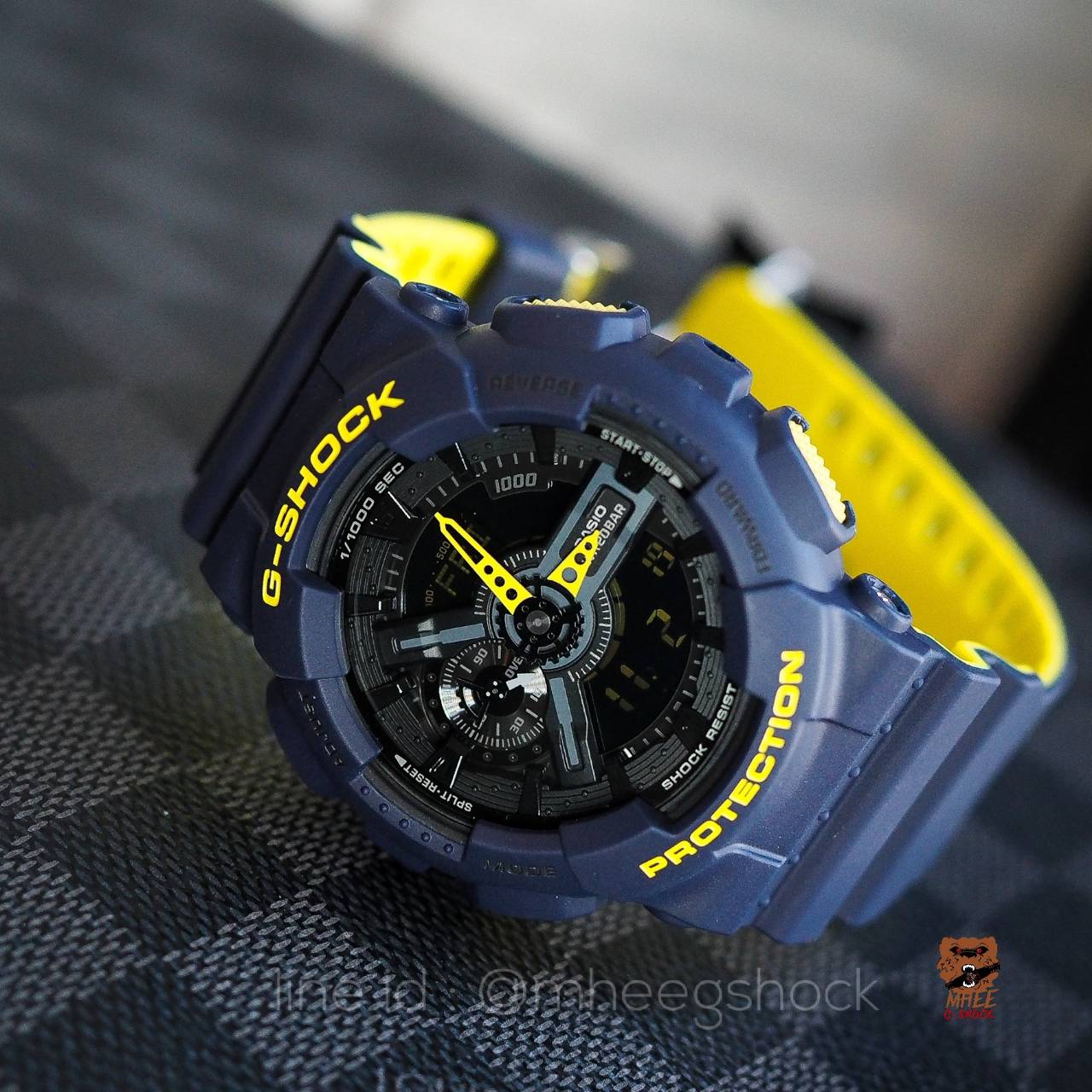 Casio G-Shock Rare Item สีน้ำเงิน-เหลือง รุ่น GA-110LN-2ADR