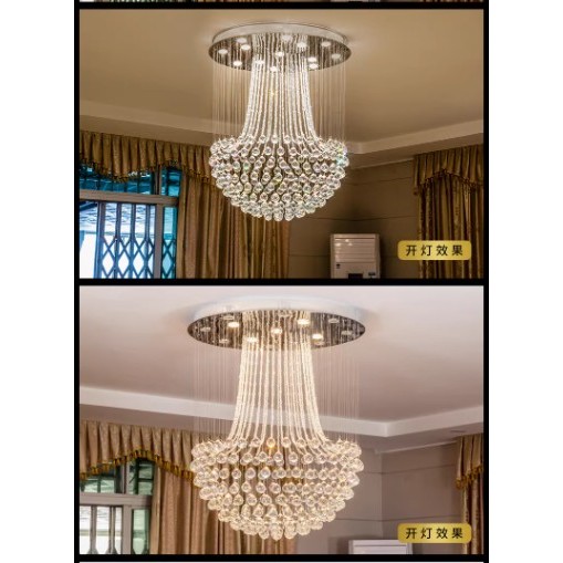 CT195A165 SOTMIA โคมระย้า โคมไฟพวงองุ่น ไฟติดโถงบรรได