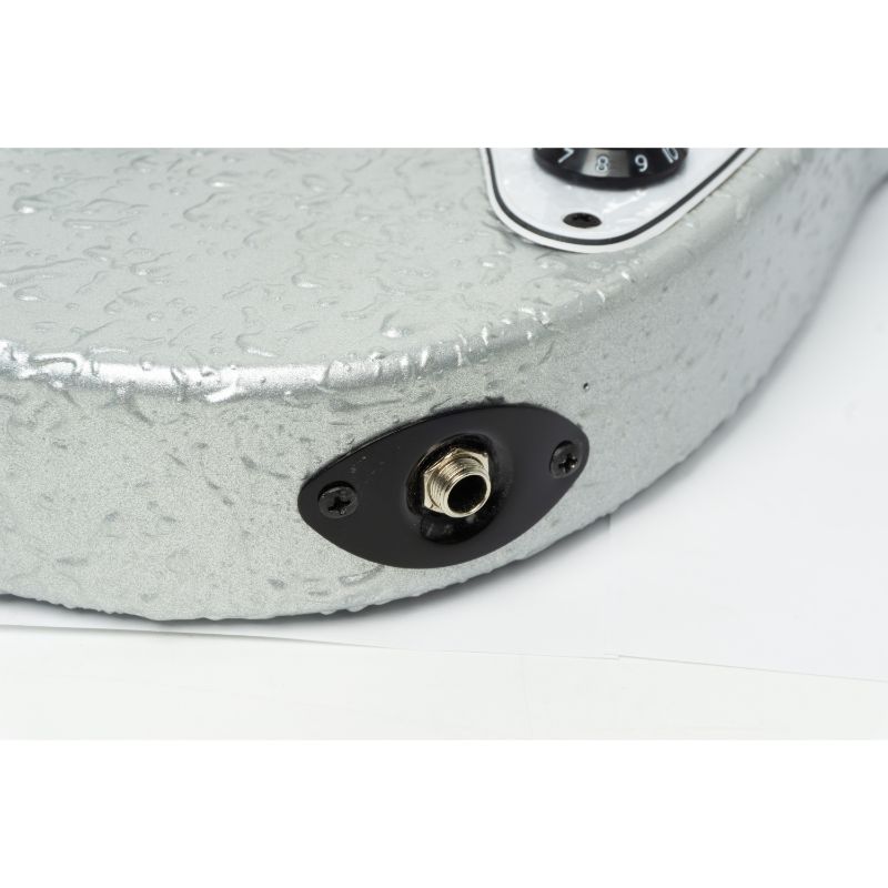 Kazuki ไฟฟ้า Rough Stone Series รุ่น Rough Stone ST Floydrose Locking สี Sliver Stone