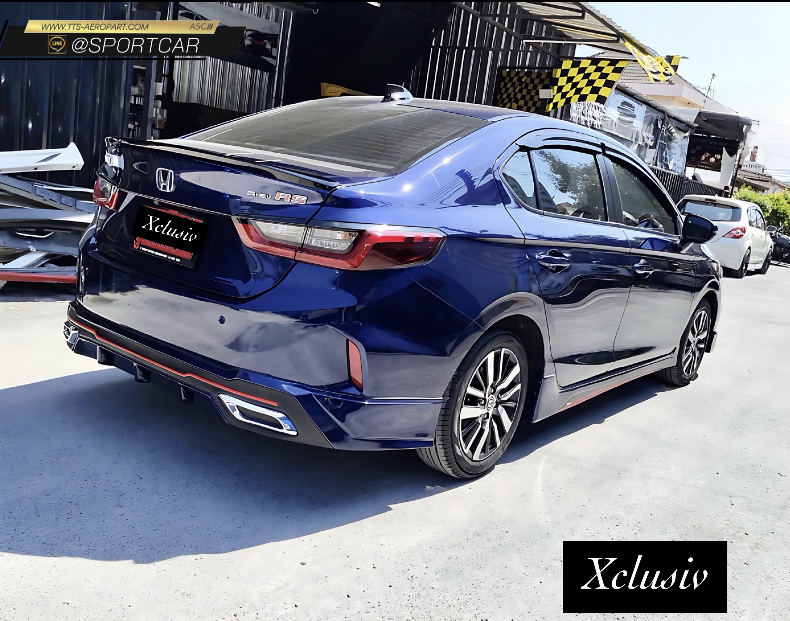 ชุดแต่ง Honda City 4D 2020 2021 2022 Xclusiv VIP - สเกิร์ตรอบคับ City Sedan 4 ประตู e hev, ฮอนด้าซิตี้ แต่งสวย