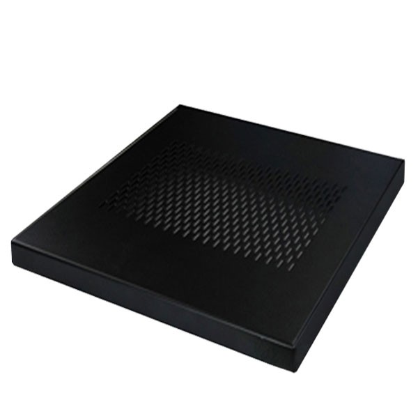 19" GERMANY G7-02095B Fix Component Shelf Deep 95 cm. for Rack 110cm Galvanize Steel, Black Color
