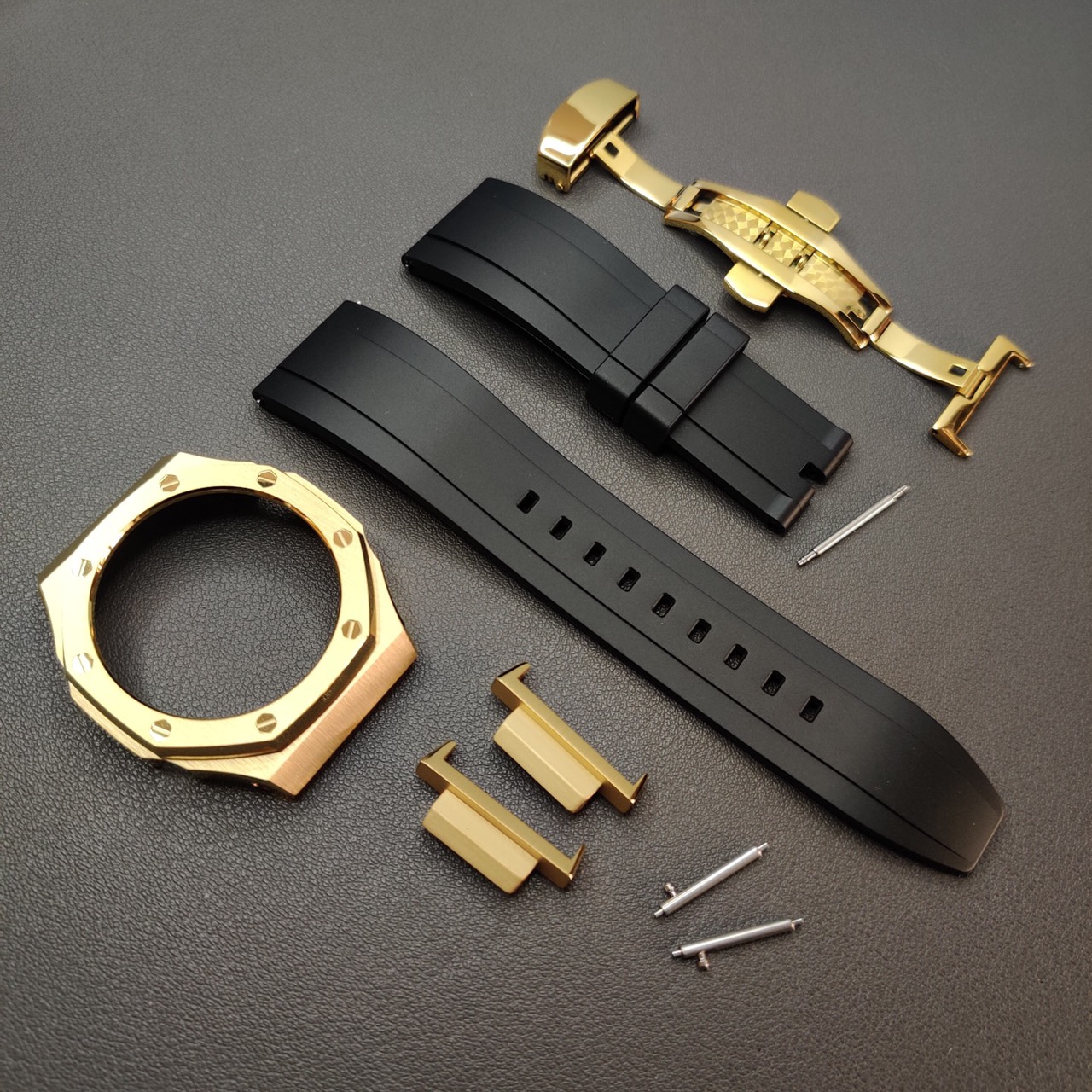 ชุดแต่งกรอบสาย RUBBER STAINLESS รุ่น GA-2100 GA-2110 หน้า AP สุดหรู