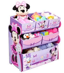 Disney Multi-Bin Toy Organizer, Minnie Mouse