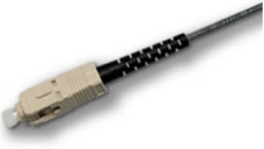 UFP460S31-01 SC Pigtail Fiber Optic, MM/OM3 Simplex, (3.0 mm Jacket)/UPC, Length 1 m.