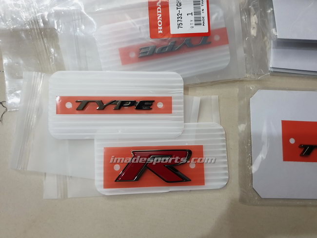 Emblem และ Logo Type R แต่งรถ Honda