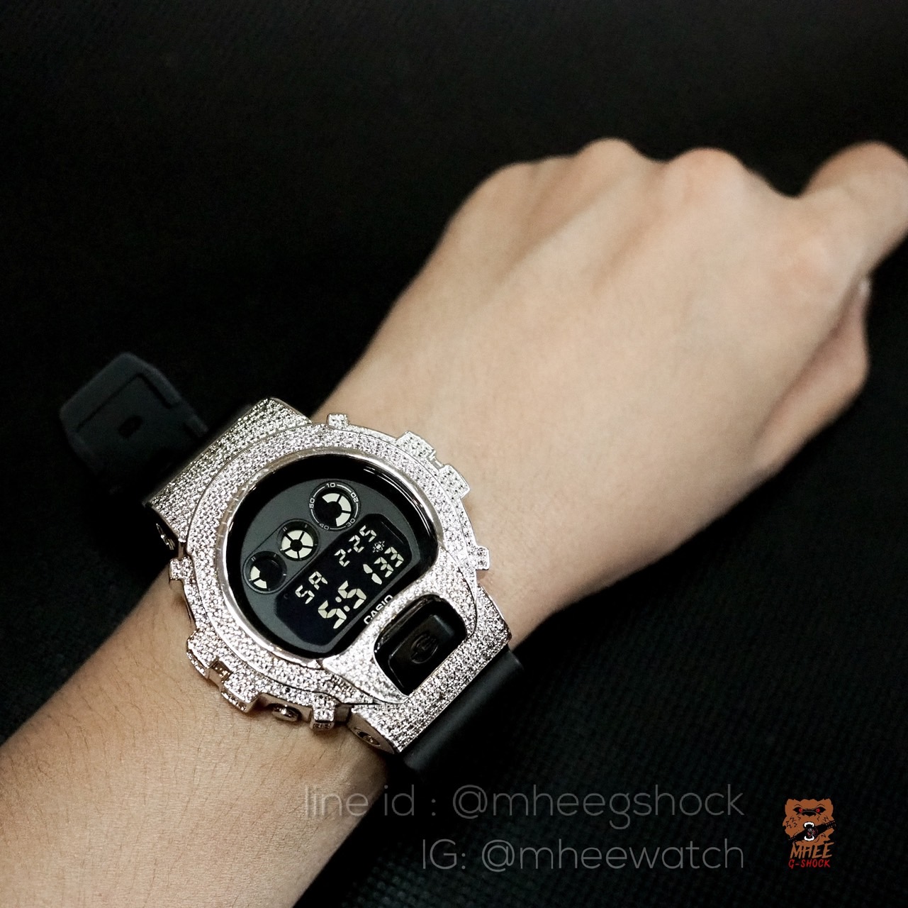 G-Shock Bling Silver รุ่น DW-6900
