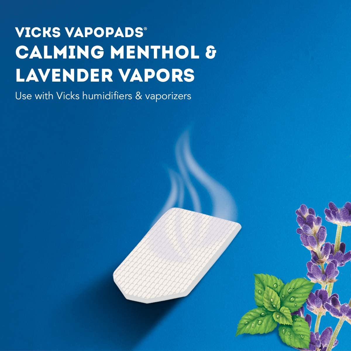 Vicks VapoPad แผ่นรีฟิล สำหรับใส่เครื่อง Vicks กลิ่น Lavender