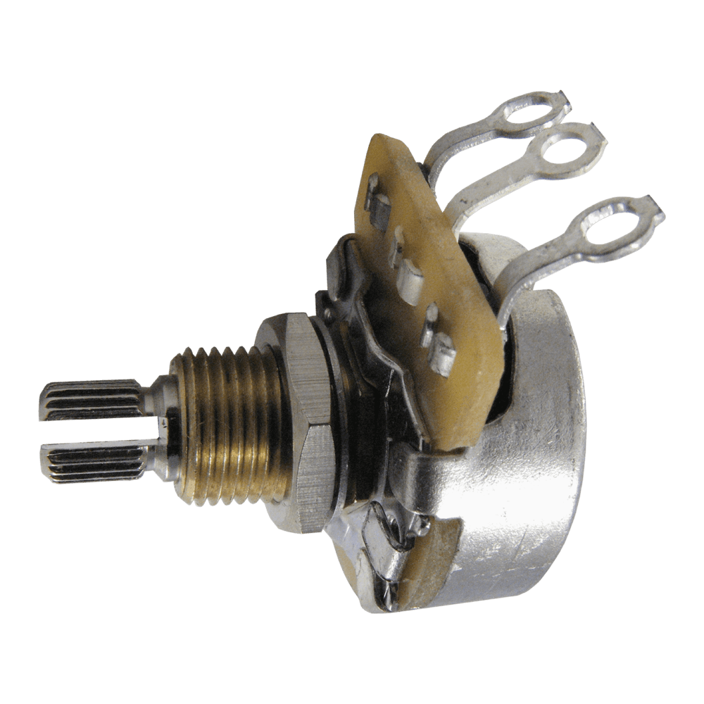 อะไหล่กีตาร์ไฟฟ้า Ernie Ball วอลลุ่ม 500K /P06381 500K SPLIT SHAFT POTENTIOMETER FOR INSTRUMENTS