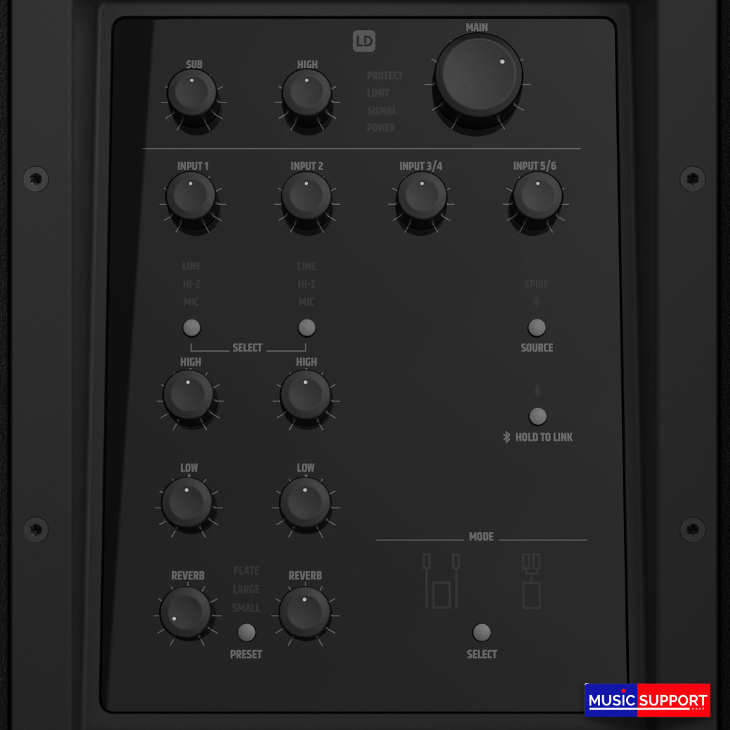 LD Systems Dave 18 G4X Compact 2.1 powered PA system