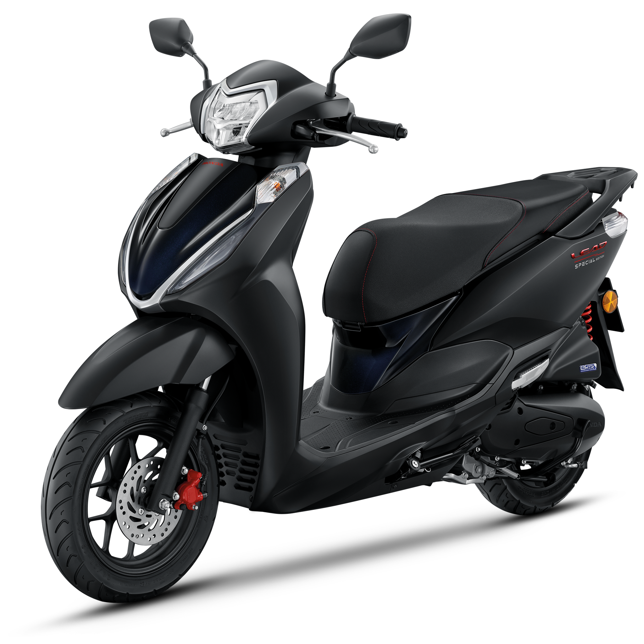 Honda LEAD 125 ล้อแม็ค สตาร์ทมือ คอมบายเบรก Idilng Stop มี 3 สี ดำ (ฺBLK), แดง (RED), ขาว (WHT)