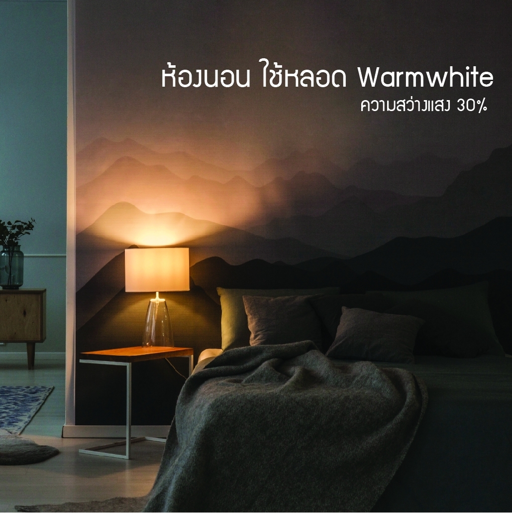 LED A60 Dimmable bulb 9W Daylight หลอดแอลอีดี A60 หรี่แสงได้ ใช้ร่วมกับสวิตซ์ดิม ขนาด 9 วัตต์ แสงขาวเดย์ไลท์