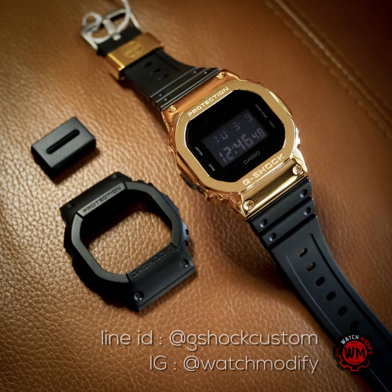 G-Shock Gold Metal รุ่น DW-5600 customize