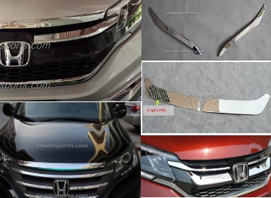 คิ้วตกแต่ง กระจังและฝากระโปรงหน้า CRV G4