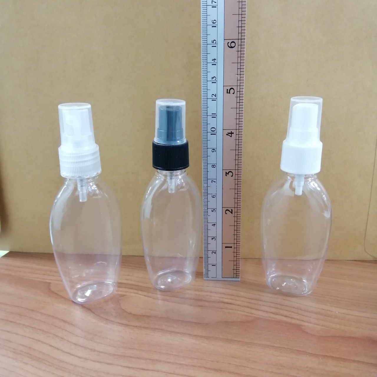 ขวดพลาสติก ขนาด50ml พร้อมหัวสเปรย์ มีหัวให้เลือกถึง3สี ของพร้อมส่งจำนวนมาก