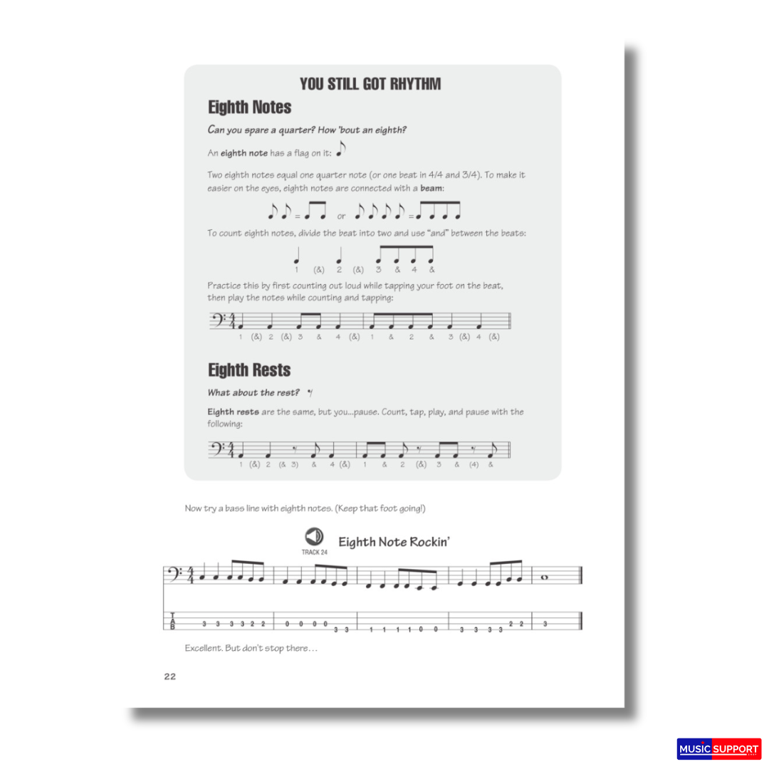 หนังสือเรียนเบสกีตาร์ Fast Track Bass Method Book 1