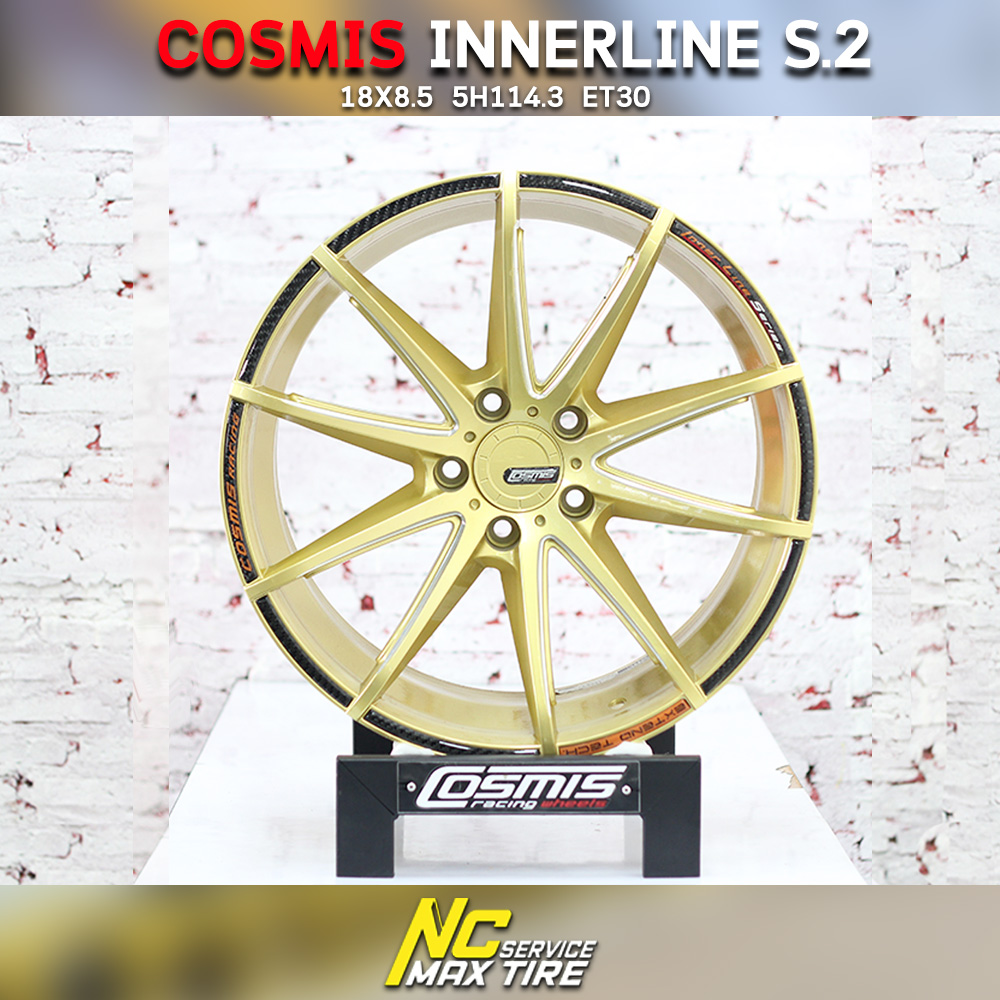 ล้อแม็กขอบ18 COSMIS INNERLINE S.2 สีทอง สำหรับรถกระบะ/เก๋ง (ราคา4วง)