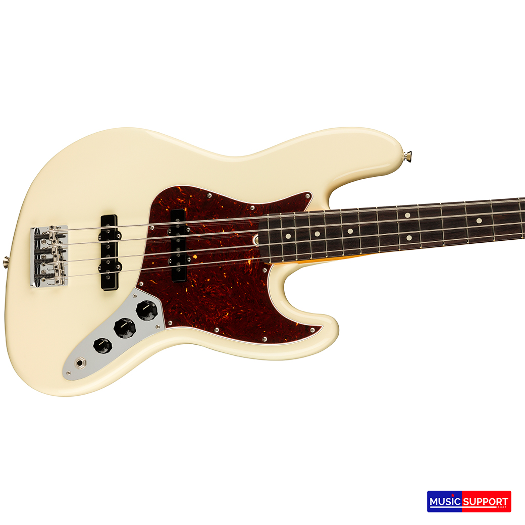 เบสไฟฟ้า Fender American Professional II Jazz Bass® RW Olympic White