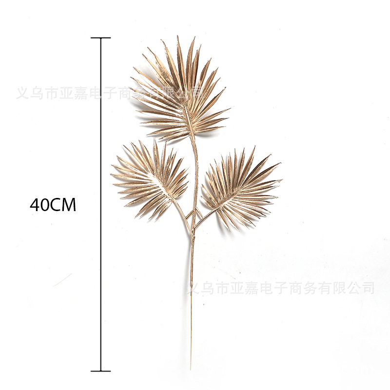 กิ่งไม้สีทอง ใบไม้สีทอง ยูคาลิปตัสทอง ตกแต่งห้อง ประกอบฉาก ST502E806