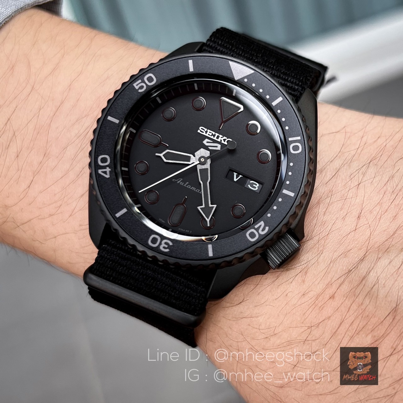 SEIKO Sport Automatic New Logo Super Black OUT JDM JAPAN SET SBSA025 very rare item discontinued