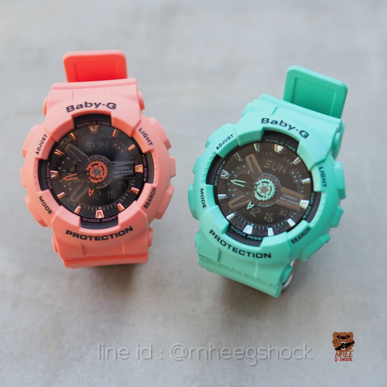 Baby-G Pastel รุ่น BA-110 SERIE ของแท้ ประกันศูนย