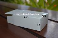 ขายส่ง ปลีก บรรจุภัณฑ์ กล่องใส่ สบู่ ขนาด 7.2(กว้าง) * 5.5(ยาว) * 1.7(สูง) cm ราคา 12 บาท