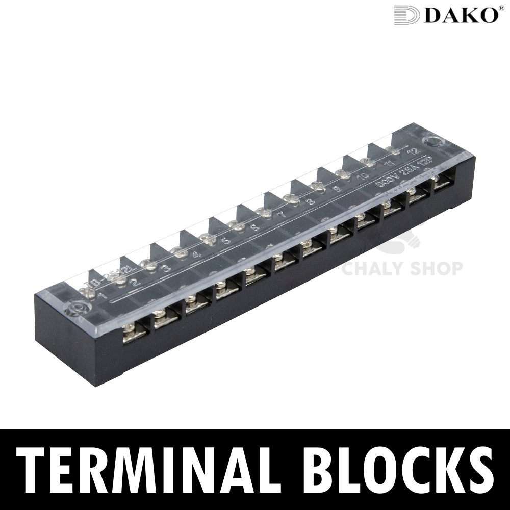 DAKO® TB 2512 12P 25A เทอร์มินอล (Terminal Blocks)