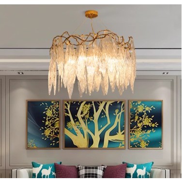 CT200A193 SOTMIA Chandelier crystal lamp โคมไฟ โคมไฟระย้าโต๊ะทานข้าว Chandelier แชนเดอเรียยาว Lamp