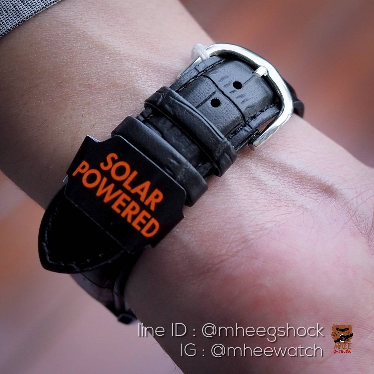 Casio Blue Vintage สายหนัง Tough Solar ของแท้ ประกันศูนย์