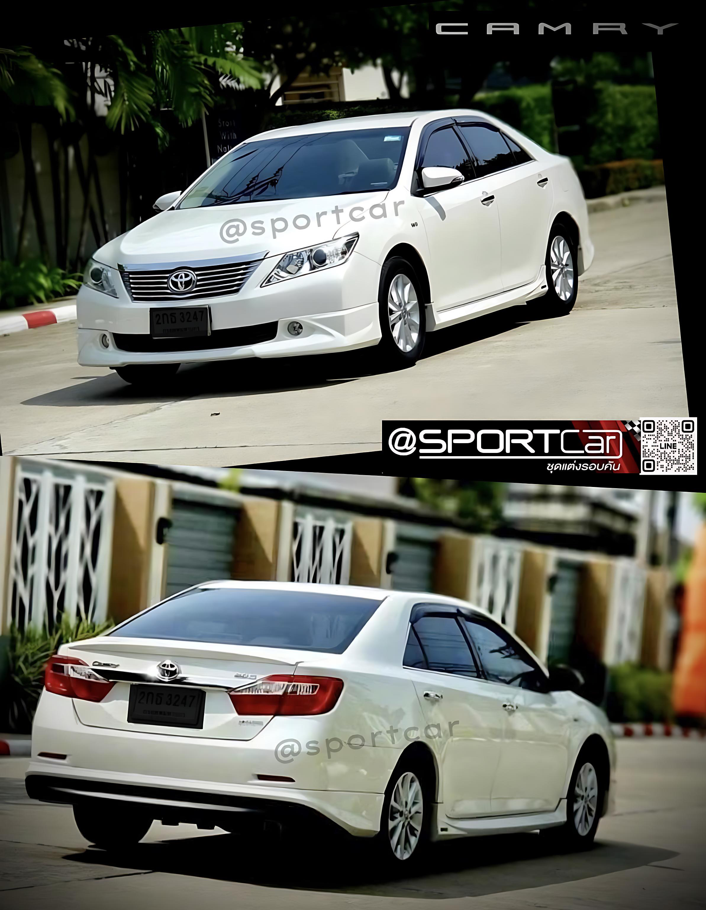 ชุดแต่ง Camry 2010 2012 2013 รุ่น2.0 ทรงOEM สเกิร์ตรอบคัน Camry, Toyota Camry แต่งสวย, ชุดแต่งรอบคัน Camry