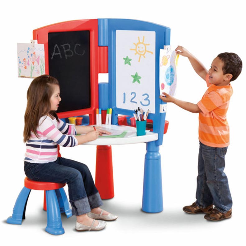 Little Tikes 2-in-1 Art Desk and Easel