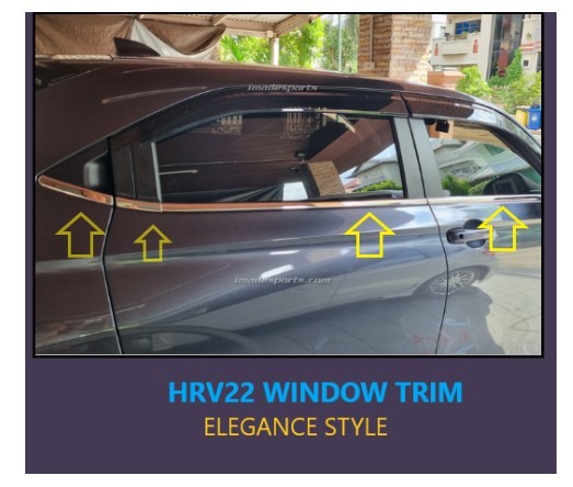 ชุดขอบหน้าต่าง Elegance style HRV 2022
