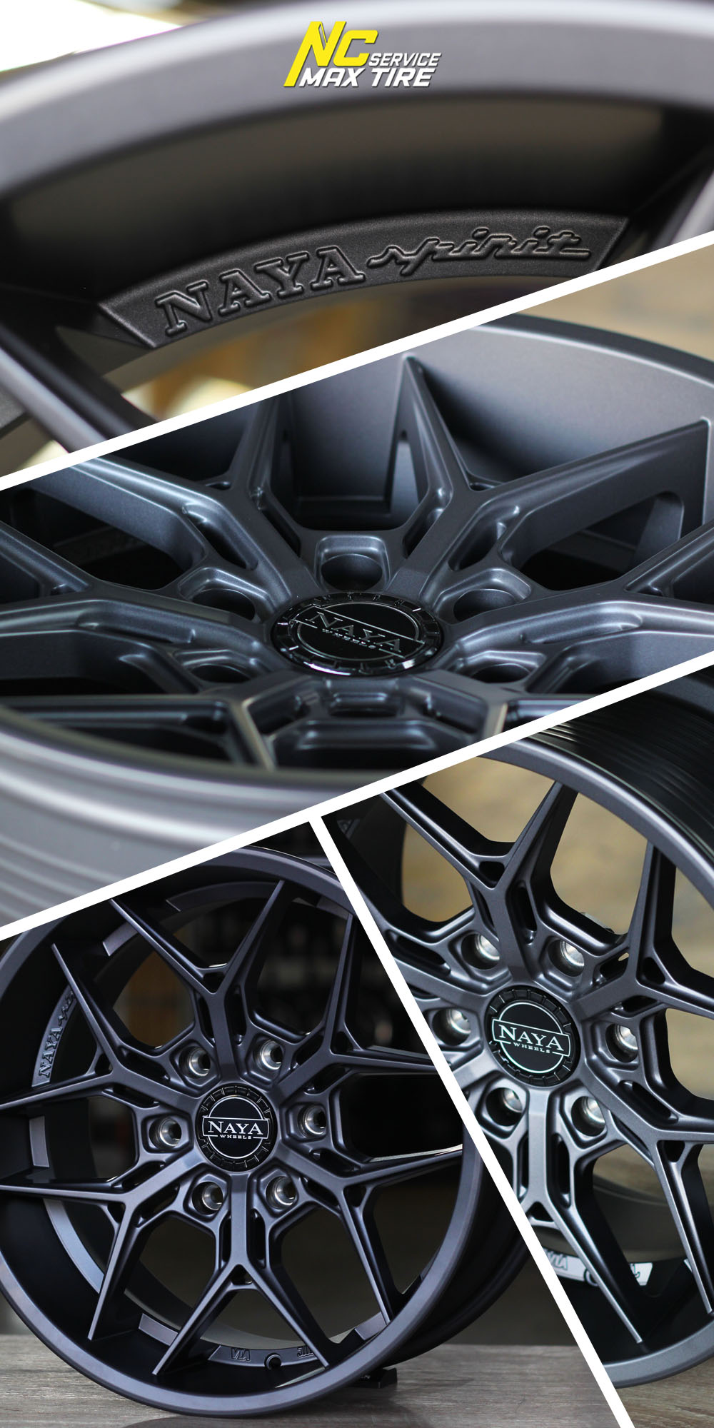 ล้อแม็กขอบ18 / NAYA / Alpha / T6 / 18×9.5 6H139.7 ET28 / ล้อแม็กสีกัลเทาเข้มทั้งวง / ล้อแม็กสำหรับรถกระบะ / SUV / PPV / ล้อแม็กสวยๆ / NC