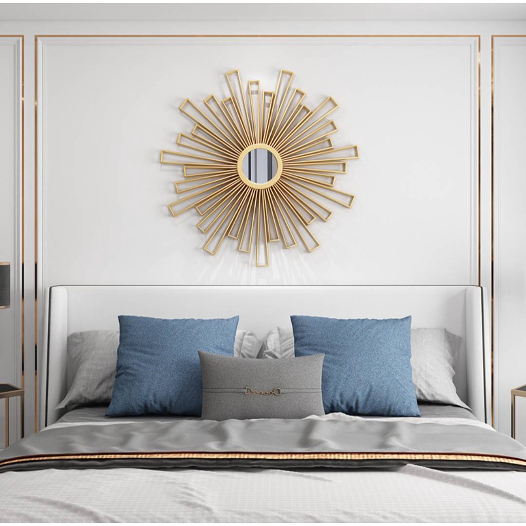 CT121G003 SOSHOKU กระจกตกแต่งผนังห้อง กระจก กระจกแต่งหน้า กระจกติดผนัง wall mirror กระจกฮวงจุ้ย ปรับฮวงจุ้ย โชคลาภร่ำรวย