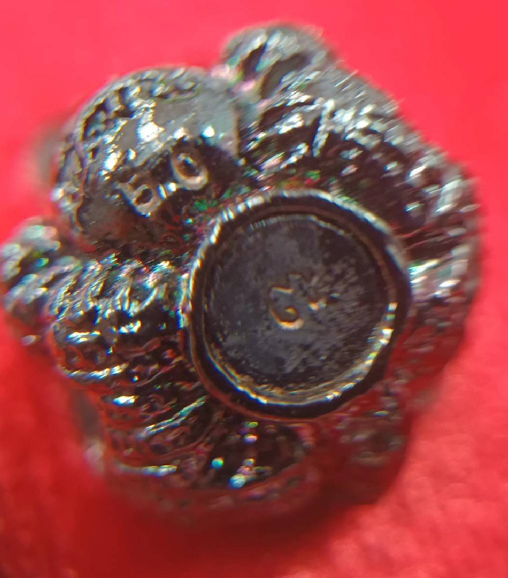 ลูกอม เสือมหาอำนาจ หลวงพ่อพัฒน์ วัดห้วยด้วน แบล็กโรเดียม ตาพลอย หายาก