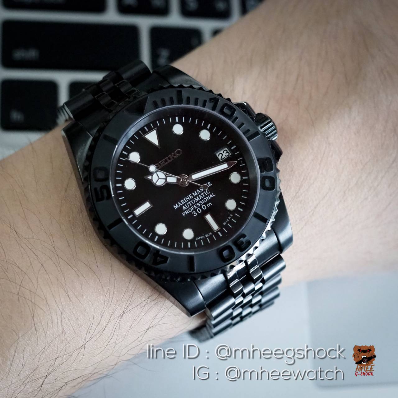 Seiko Modify DLC Black Edition