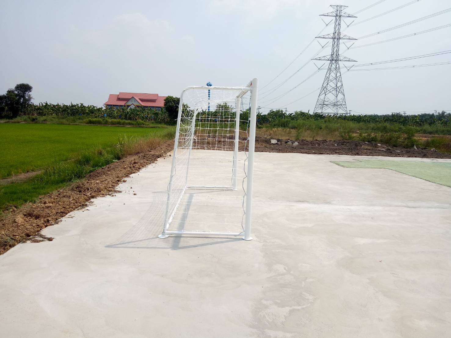 G16 เสาประตูโกว์ฟุตซอล มาตรฐานแข่งขัน (รวมตาข่าย)