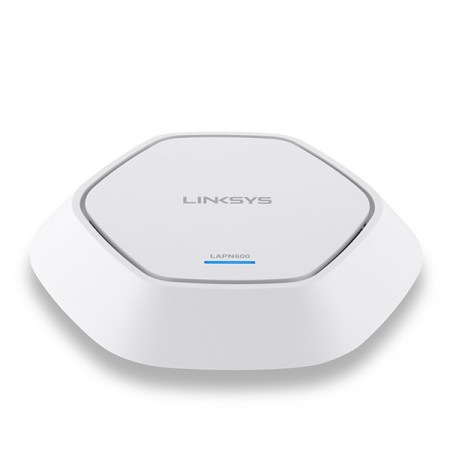 Linksys LAPN600 Access Point N600 Dual Band 2.4 + 5GHz with PoE, High Power Wireless Coverage