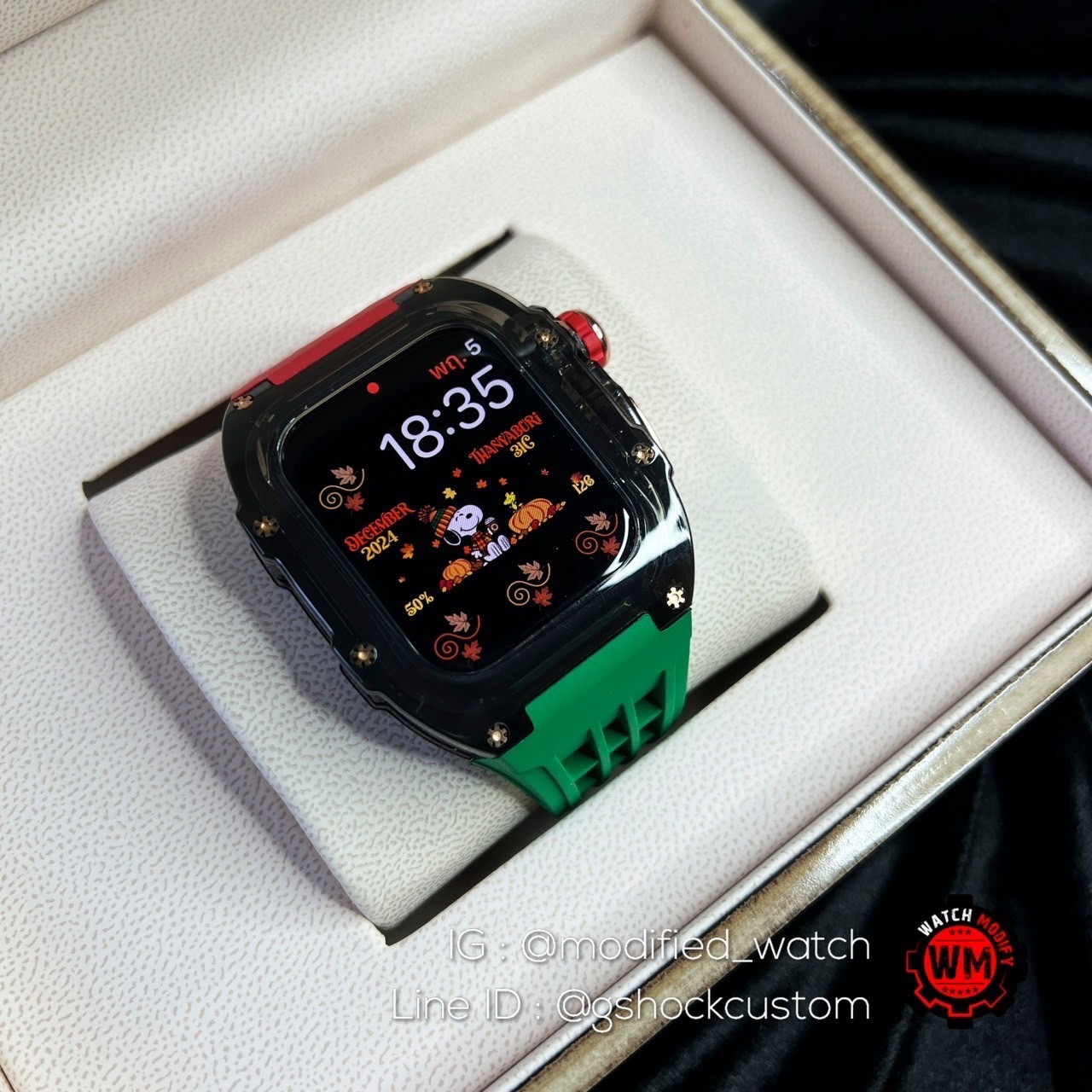Case Apple Watch RM Design Christmas Set Premium Rubber For44,45MM