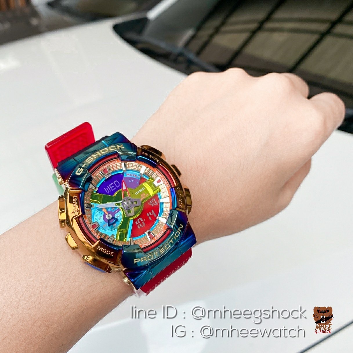 Metal Face Rainbow GM-110RB