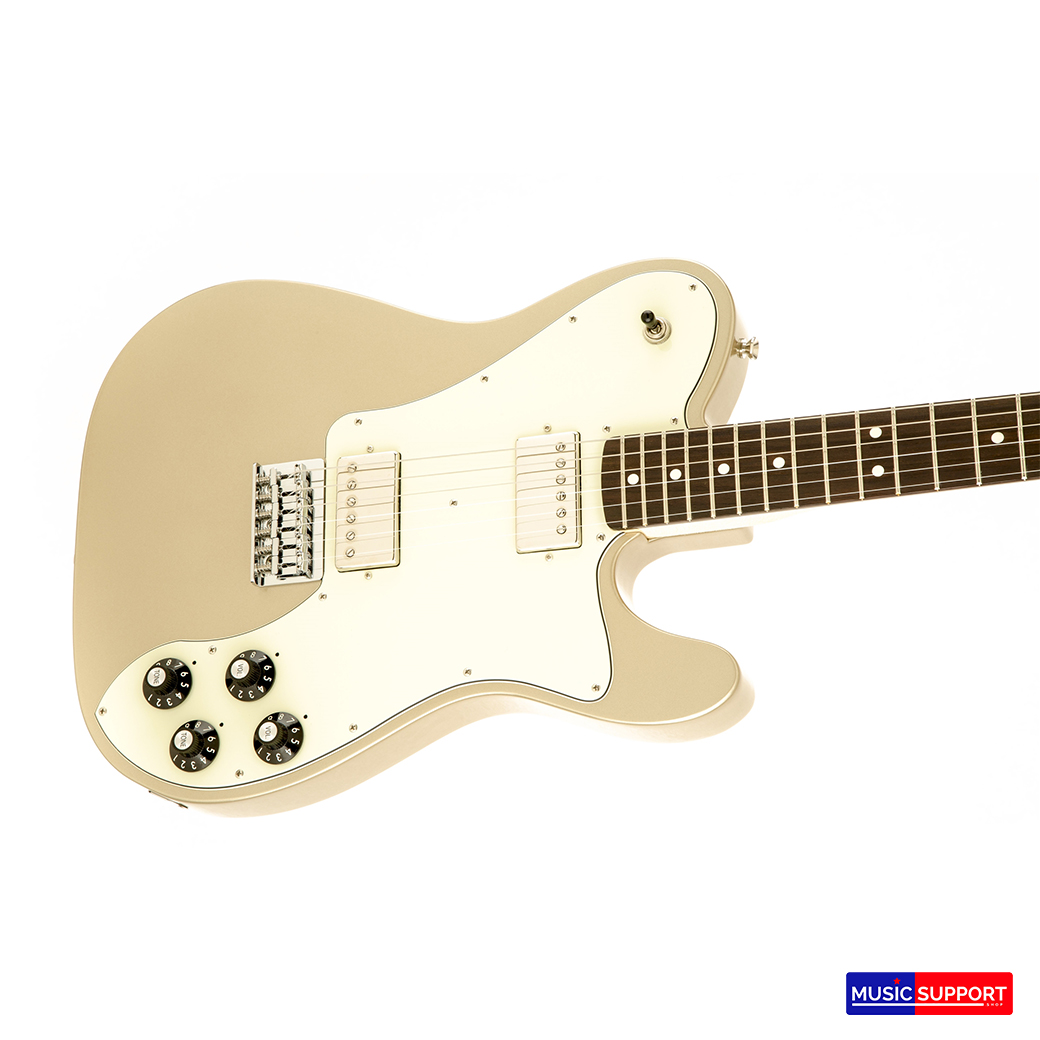 กีตาร์ไฟฟ้า Fender Chris Shiflett Telecaster Deluxe Shoreline Gold w/ Hard Case