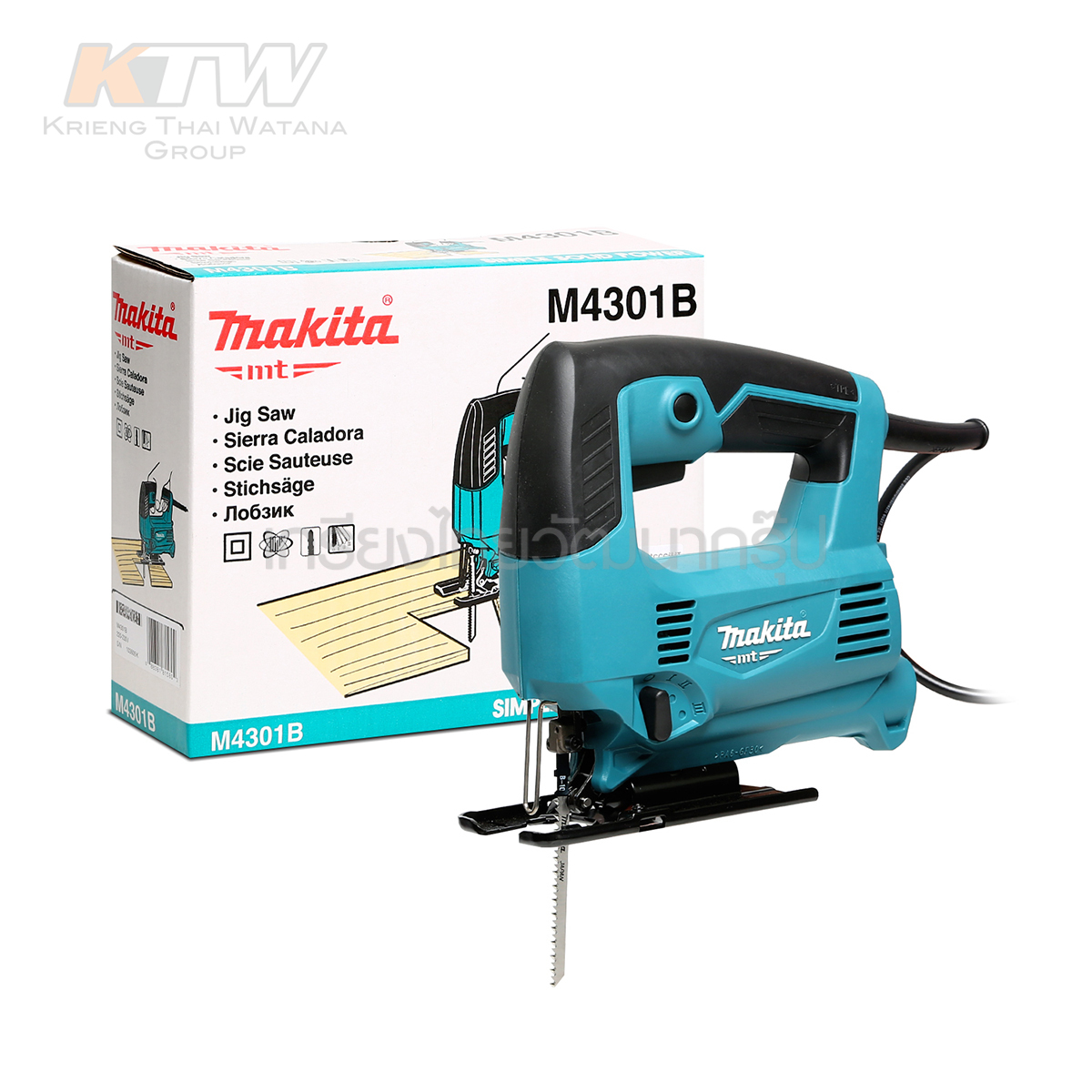 MAKITA เลื่อยจิ๊กซอร์(B-Type : ก้านแบบเสียบสวมเร็ว) รุ่น M4301B